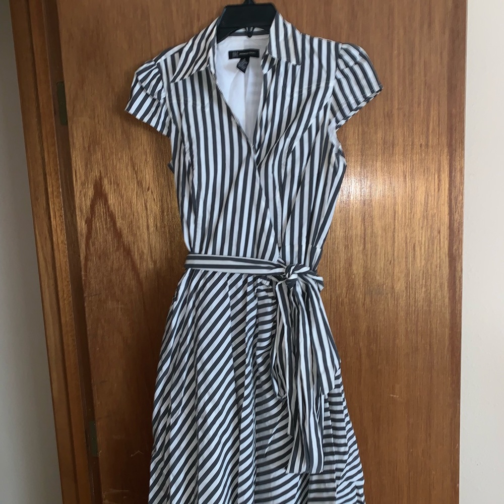 Strip summer dress